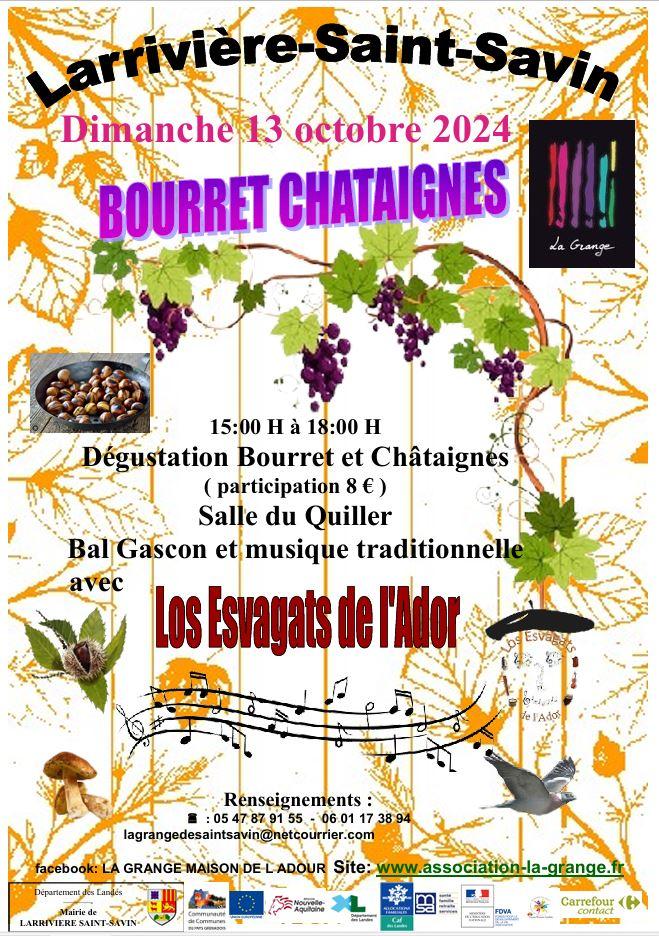 Bourret chataignes 2024